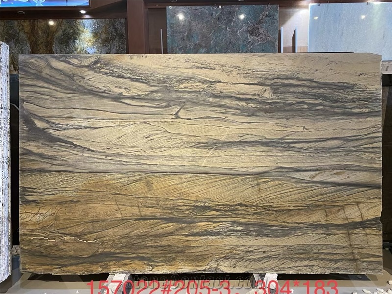 Pellini Quartzite Slabs Ancient Wood Sandalus Leathered