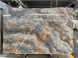 Yinxun Palissandro Marble Slabs Multicolor Lafite Norwegian