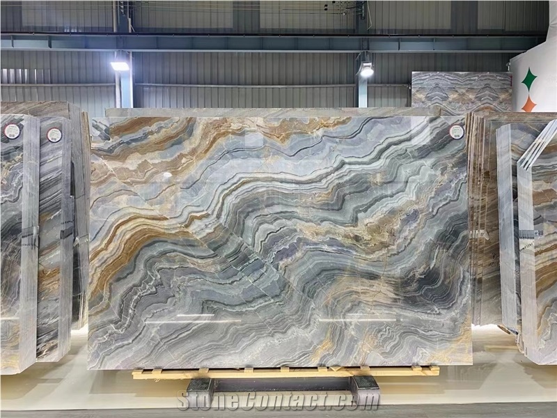 Yinxun Palissandro Marble Slabs Multicolor Lafite Norwegian