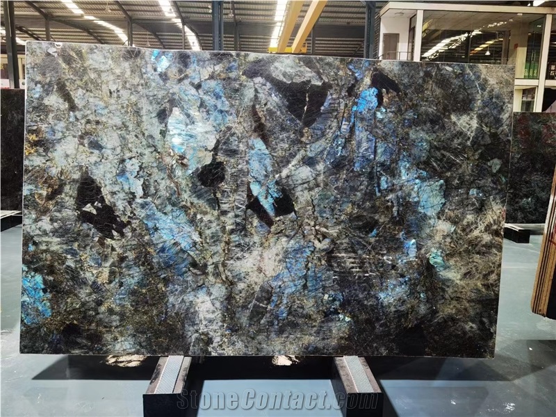 GOLDTOP Kitchen Blue Labradorite Granite Slabs