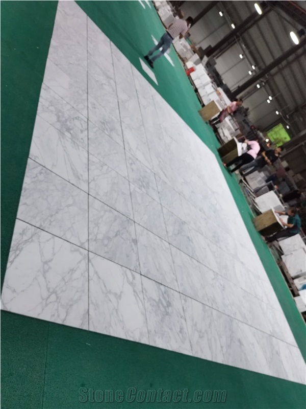 Goldtop OEM White Statuary Marble Floor Tiles