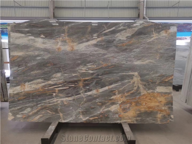 Polished 18Mm 2500X1300mm Up Italy Fior Di Bosco Marble Slabs