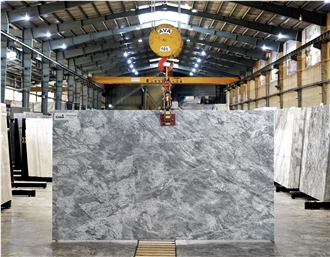 Hermes Blue Crystal Line Marble Slabs
