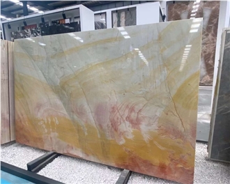 Golden Butterfly Surreal Quartzite Slabs