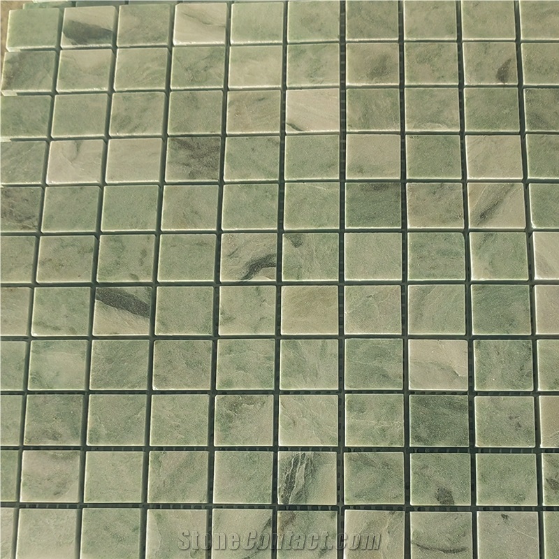 Green Marble Mosaic Tiles For Backsplash Wall Tiles