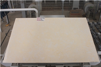 Arabian Gold Bao Lai Artificial Marble Stone Quartz Slabs
