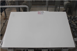 Super White Bao Lai Artificial Marble Stones Quartz Slabs