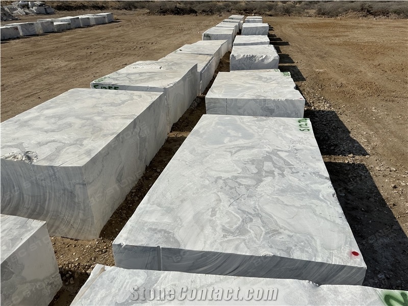 Oyster White, Dover White, Picasso Marble Blocks Directly From Onw