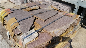 Porphyry Flagstone, Porfido Trentino Irregular Flagstone Pavers
