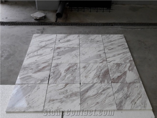 Volakas White Marble Tiles
