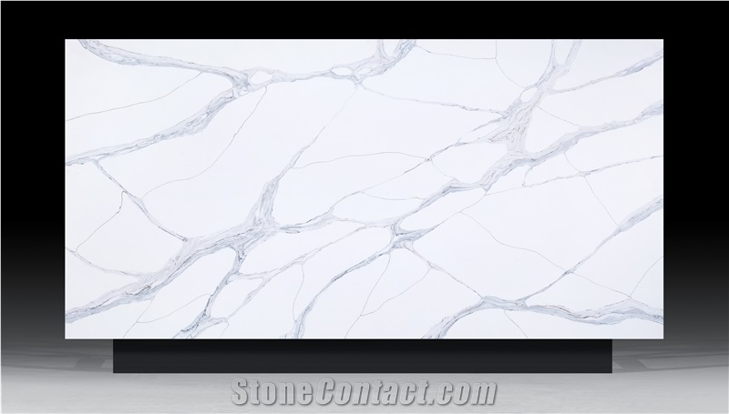 AQ9367 -  Elegant White Quartz Slabs