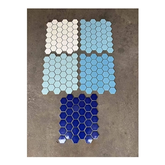 Hexagonal Ceramic Mosaic  Tile For Kitchen Mosaic
