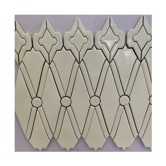 Quality Wall Decoration White  Mosaic For Home And Hotel