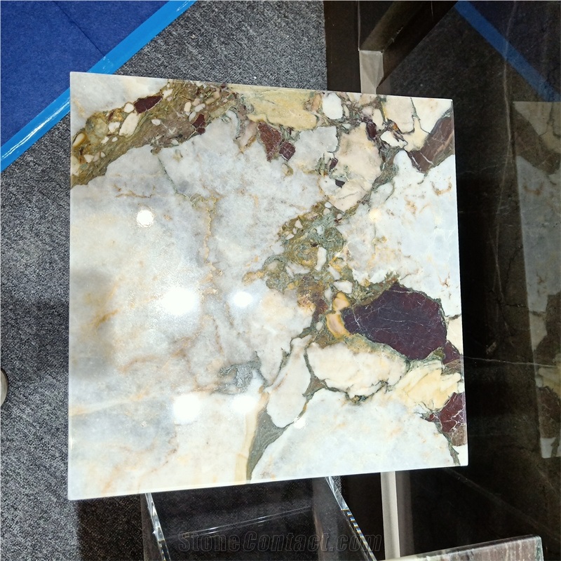 Chinese Bulgari Marble For Cafe Table Tops