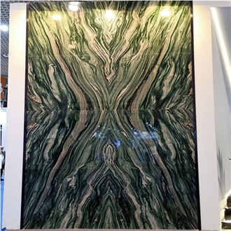 Green Verde Lapponia Quartzite For Background Wall Slabs