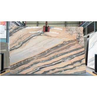Pink Statuario Rosso Marble Fslabs
