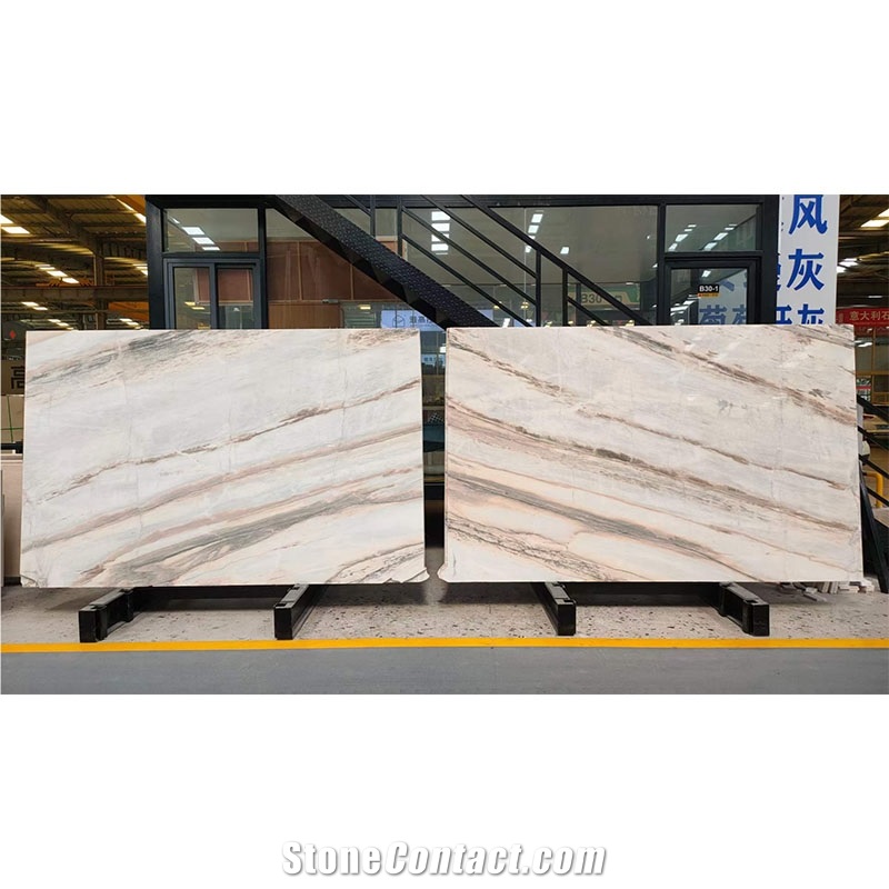 Pink Statuario Rosso Marble Fslabs