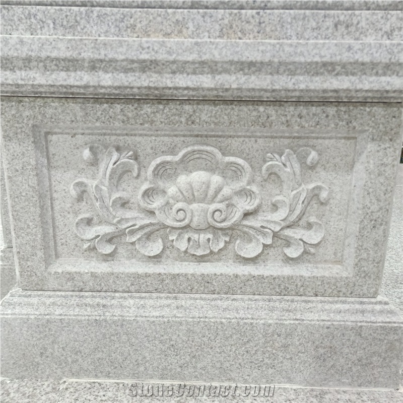 White Granite Gate Carving For Relief Sculpture
