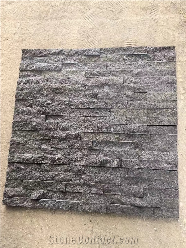 Black Pearl Quartzite Stone Wall Cladding Panels