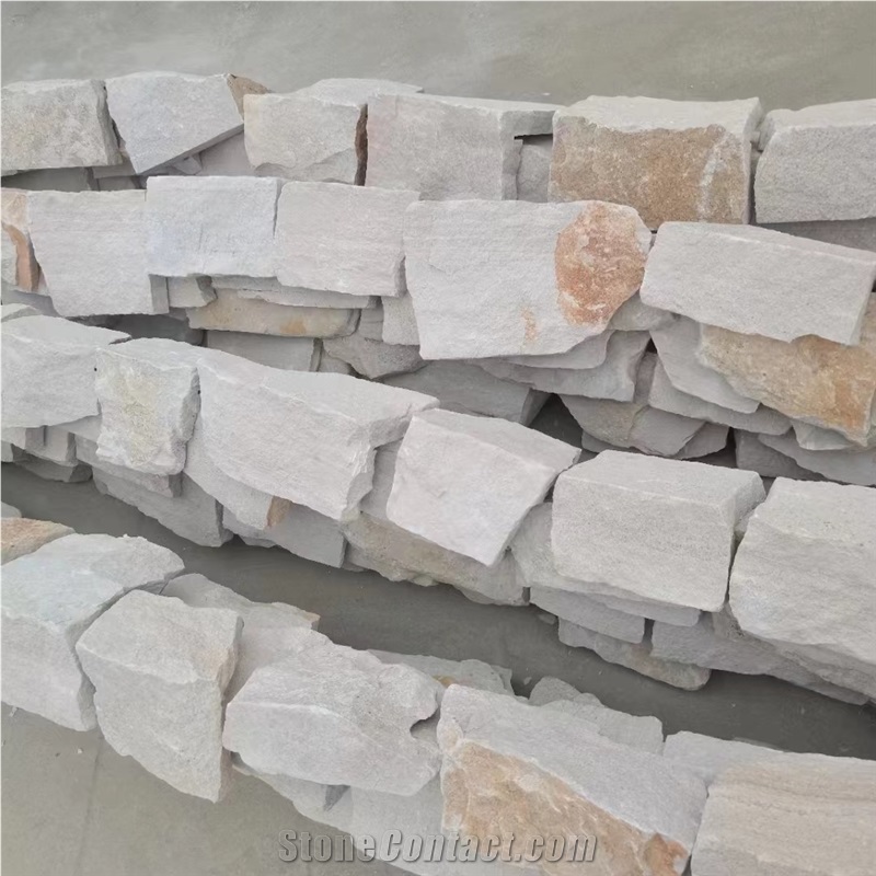 China White Quartzite Wall Stone