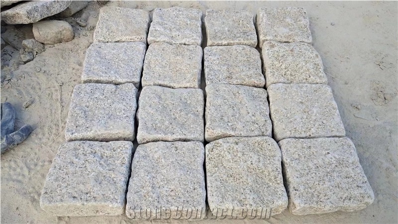 Granite Landscape Paving Cobble Stones