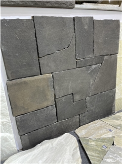 Black Sandstone Building Stone Facade For Exterior Cladding