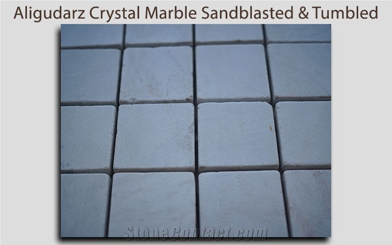 Aligudarz Crystal Marble Sandblasted & Tumbled