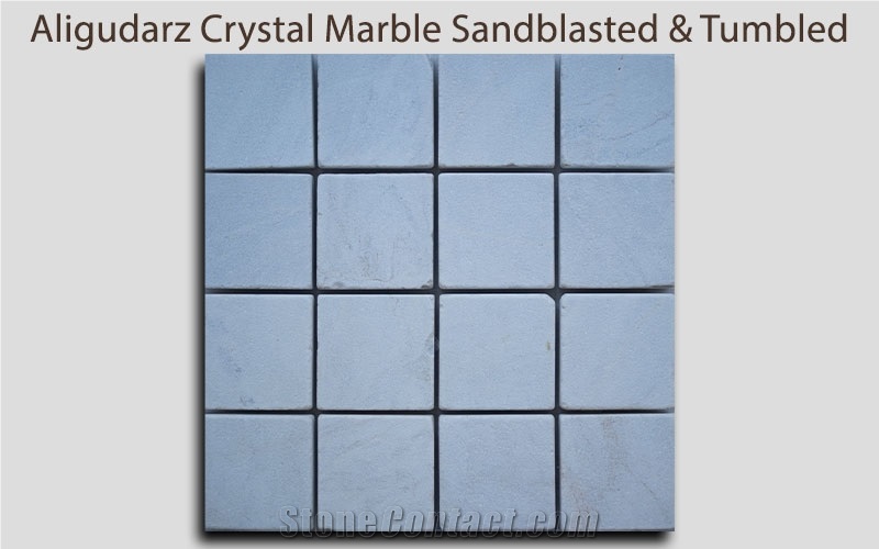 Aligudarz Crystal Marble Sandblasted & Tumbled