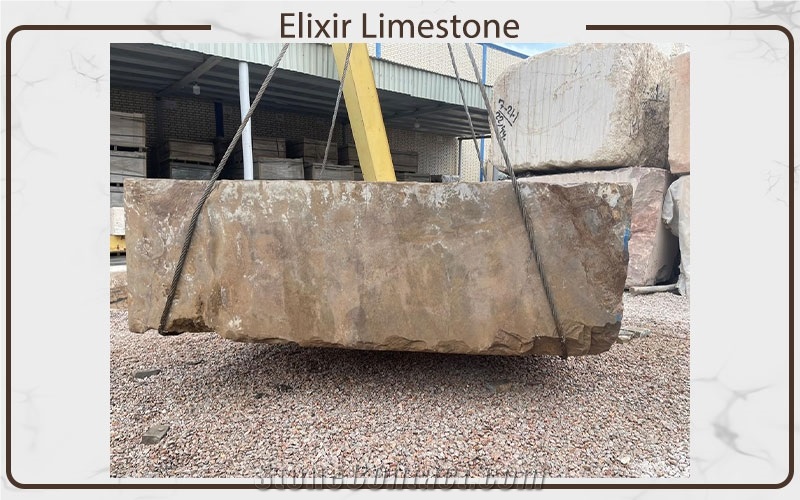 Brown Elixir Limestone Blocks