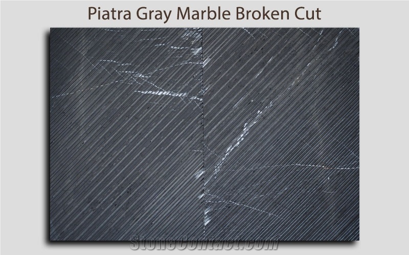 Piatra Grey Marble Broken Cut Tiles