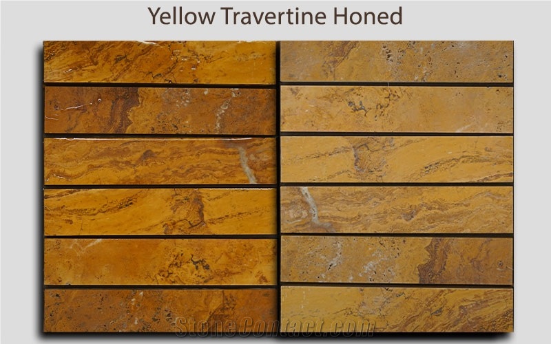 Yellow Travertine Honed , Yellow Travertine Honed Antique