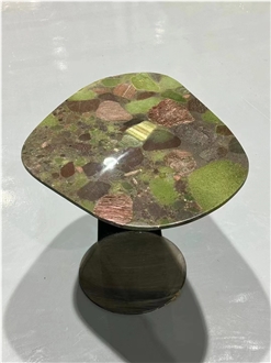 China New Four Season Green Granite Table Top