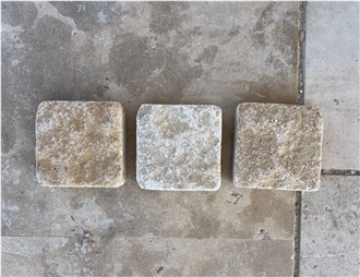 Pierre Taza Limestone Cobblestone, Pavers