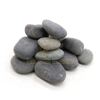 Black Walkway Pebble Stone Natural River Stone