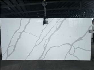 Calacatta VS605 Grey Quartz Slabs
