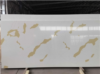 Calacatta VS616 Gold Quartz Slabs