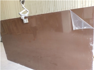 Pure Brown Quartz Slabs