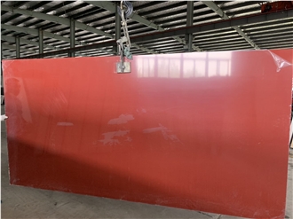 Pure Red Quartz Slabs