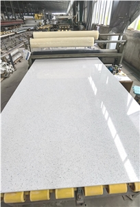 White Stellar Quartz Slabs