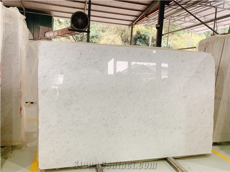 Yen Bai- Viet Nam White Marble Slab