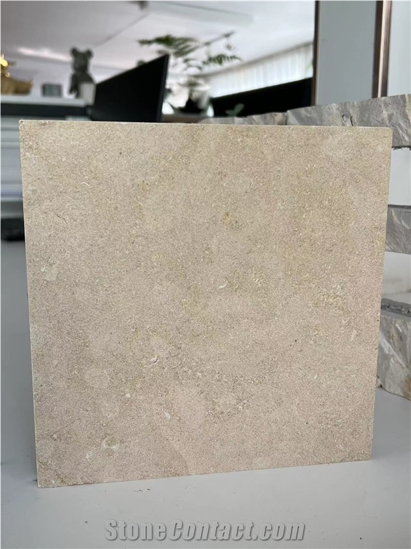 Beige Limestone Honed Tile Laminated Honeycomb Panels