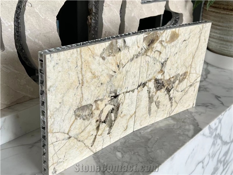 Blanc Du Blanc Granite Tile Laminated Honeycomb Panels