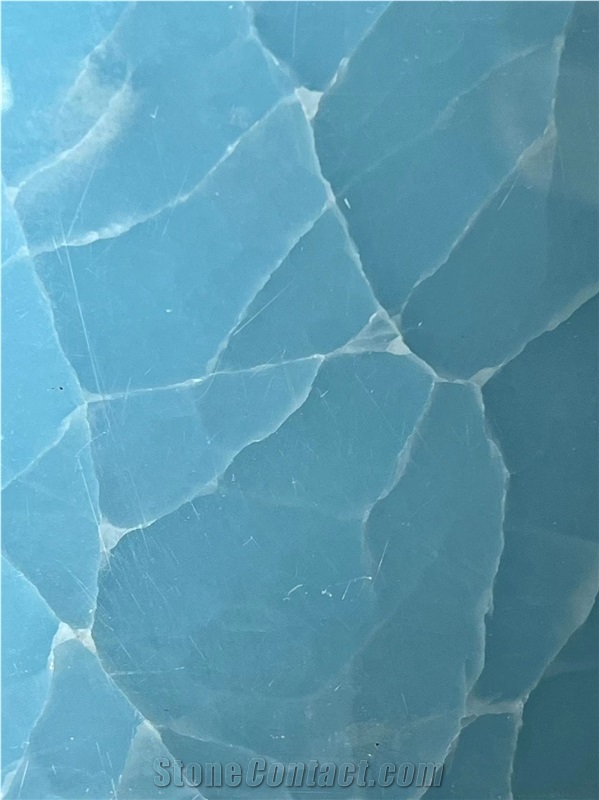 Blue Jade Onyx Laminate Translucent Plastic Honeycomb Panels