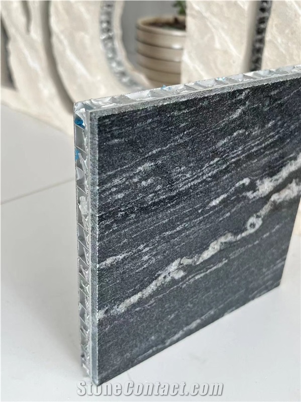 China Cosmos Black Granite Tile Laminated Honeycomb Panels