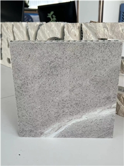Grey Marble Tile Composited Aluminum Honeycomb Panels