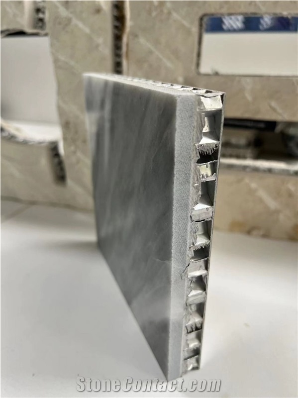 Italy Ice Grey Marble Tile Laminated Honeycomb Panels