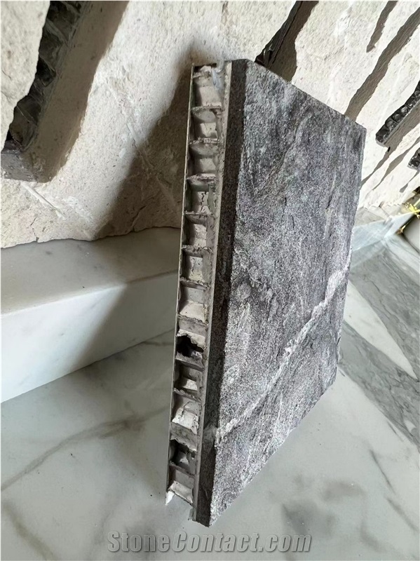 Metal Black Granite Antique Laminated Honeycomb Panels