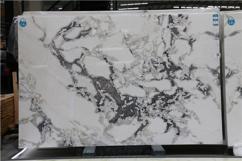 Luxury Dover /Fendi White Marble Slab Tiles