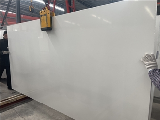 Chinese Pure White Quartz Slabs
