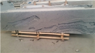 Chinese Polished Viscont White Granite Slabs